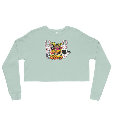 Kawaii In The Streets Senpai In The Sheets -- Crop Sweatshirt