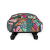 Exotic Floral [Arapawa Blue] -- Backpack