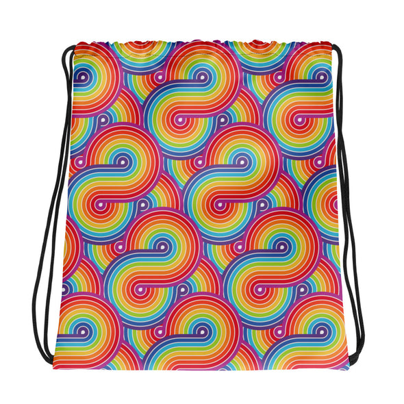Infinity Rainbow -- Drawstring Bag