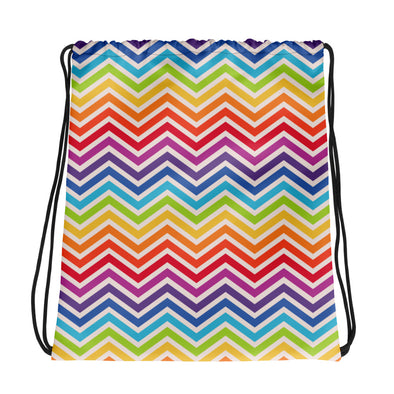 Chevron -- Drawstring Bag