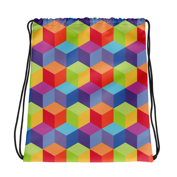 Cubic -- Drawstring Bag