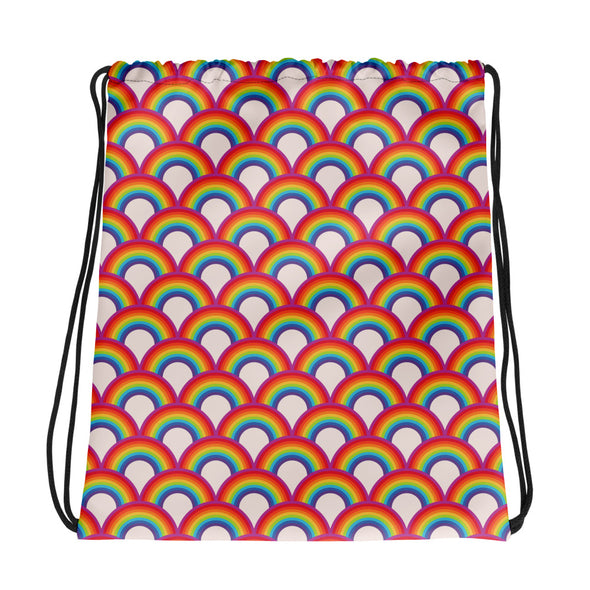 Rainbow Scales -- Drawstring Bag