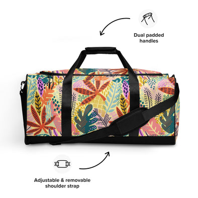 Exotic Floral [Banana Mania] -- Duffle Bag