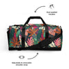 Exotic Floral [Arapawa Blue] -- Duffle Bag
