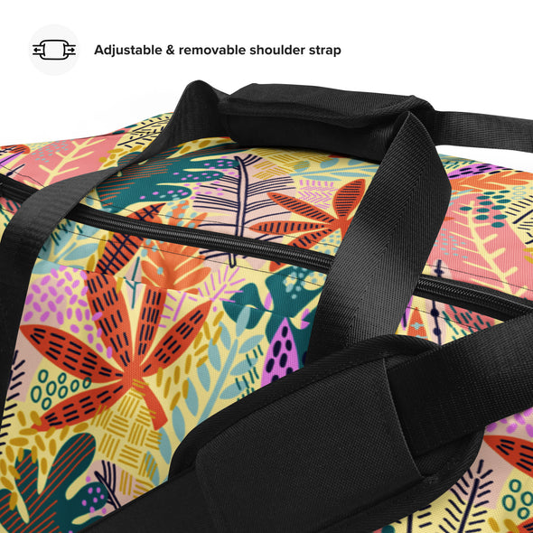 Exotic Floral [Banana Mania] -- Duffle Bag