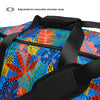Exotic Floral [Deep Sky Blue] -- Duffle Bag