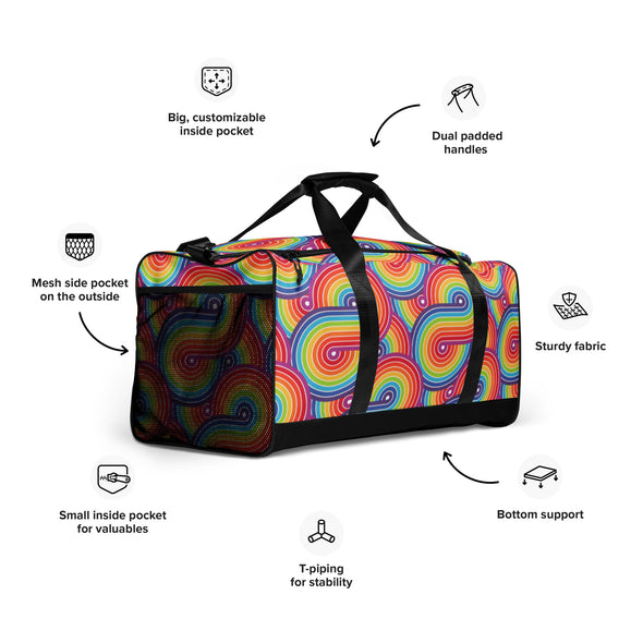Infinity Rainbow -- Duffle Bag