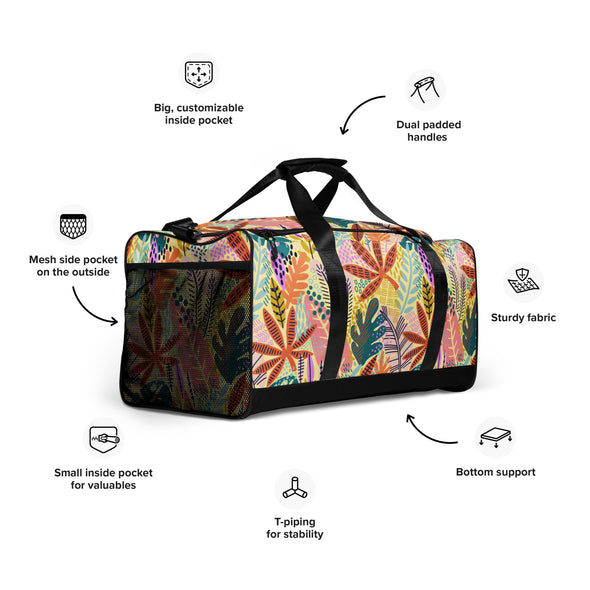 Exotic Floral [Banana Mania] -- Duffle Bag