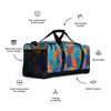 Exotic Floral [Deep Sky Blue] -- Duffle Bag