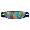 Exotic Floral [Deep Sky Blue] -- Fanny Pack