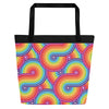 Infinity Rainbow -- Large Tote Bag