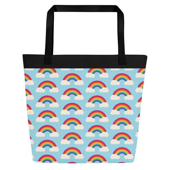 Rainbows -- Large Tote Bag