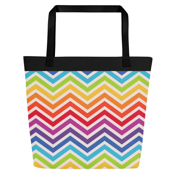 Chevron -- Large Tote Bag