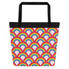 Rainbow Scales -- Large Tote Bag