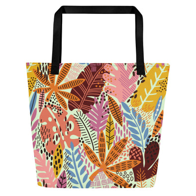 Exotic Floral [Panache] -- Large Tote Bag