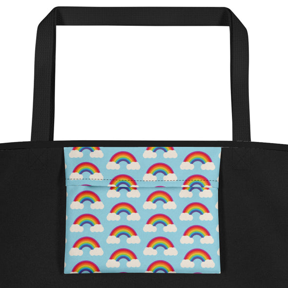 Rainbows -- Large Tote Bag