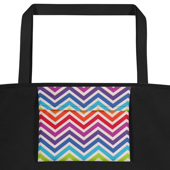 Chevron -- Large Tote Bag