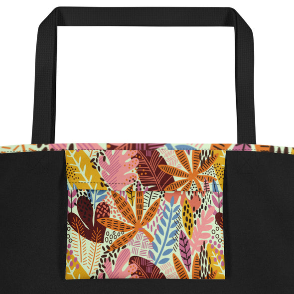Exotic Floral [Panache] -- Large Tote Bag