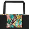 Exotic Floral [Apricot White] -- Large Tote Bag