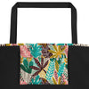 Exotic Floral [Apricot White] -- Large Tote Bag