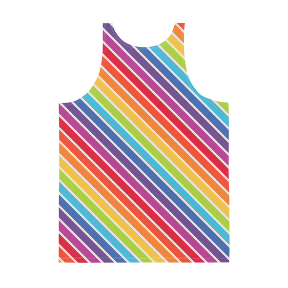 Diagonal Rainbow -- Tank Top