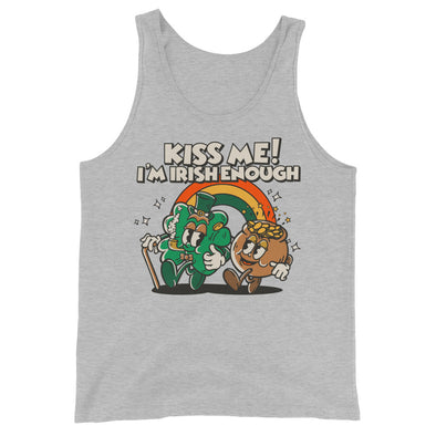 Kiss Me I'm Irish Enough -- Tank Top