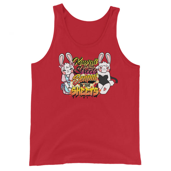 Kawaii In The Streets Senpai In The Sheets -- Tank Top