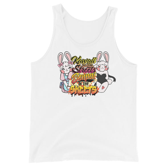 Kawaii In The Streets Senpai In The Sheets -- Tank Top