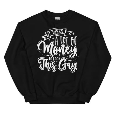 It Takes A Lot Of Money To Look This Gay -- Sweatshirt