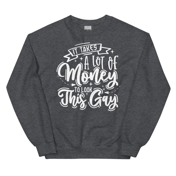 It Takes A Lot Of Money To Look This Gay -- Sweatshirt