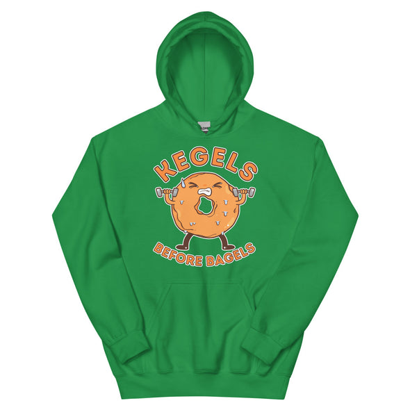 Kegels Before Bagels -- Unisex Hoodie