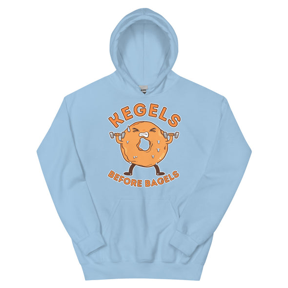 Kegels Before Bagels -- Unisex Hoodie