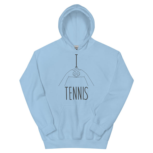 I Heart Tennis -- Unisex Hoodie
