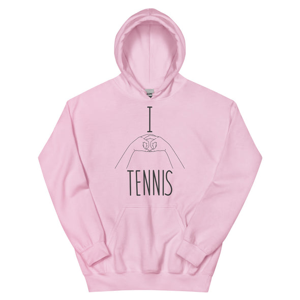 I Heart Tennis -- Unisex Hoodie