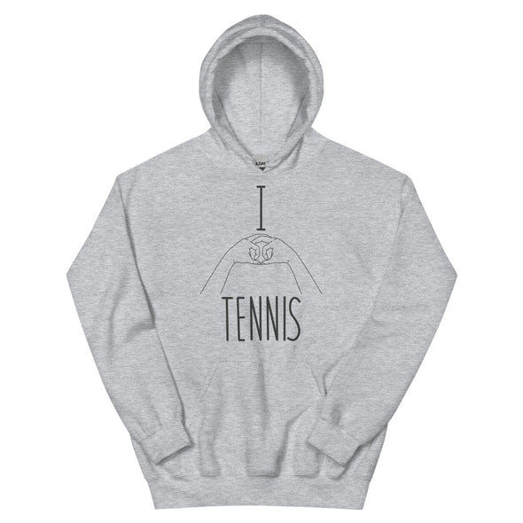 I Heart Tennis -- Unisex Hoodie