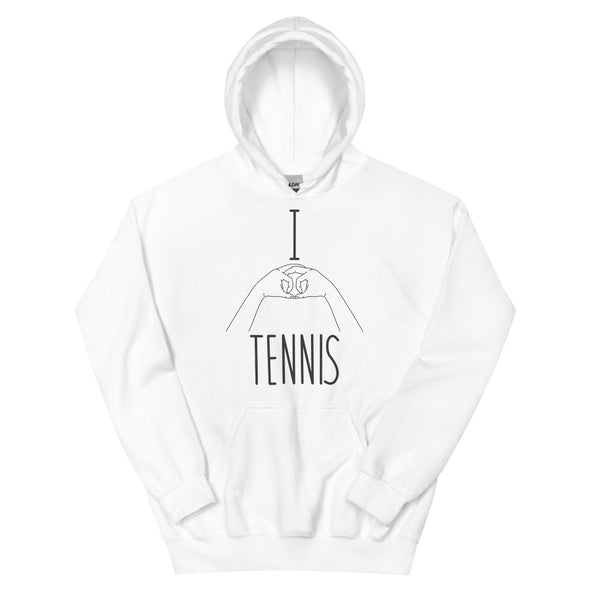 I Heart Tennis -- Unisex Hoodie