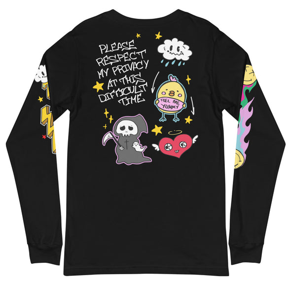 Please Respect My Privacy -- Unisex Long Sleeve Tee
