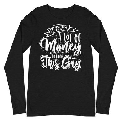 It Takes A Lot Of Money To Look This Gay -- Long Sleeve Tee