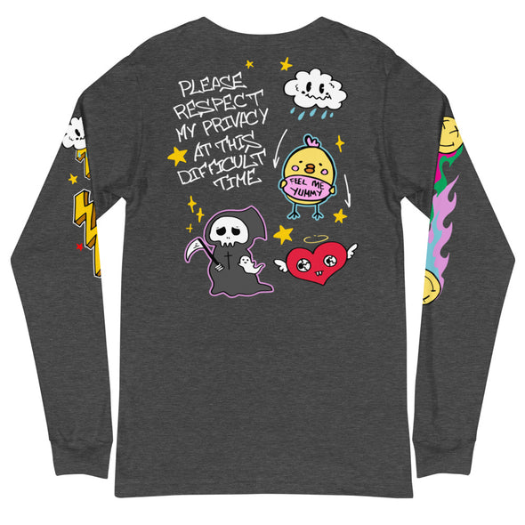 Please Respect My Privacy -- Unisex Long Sleeve Tee