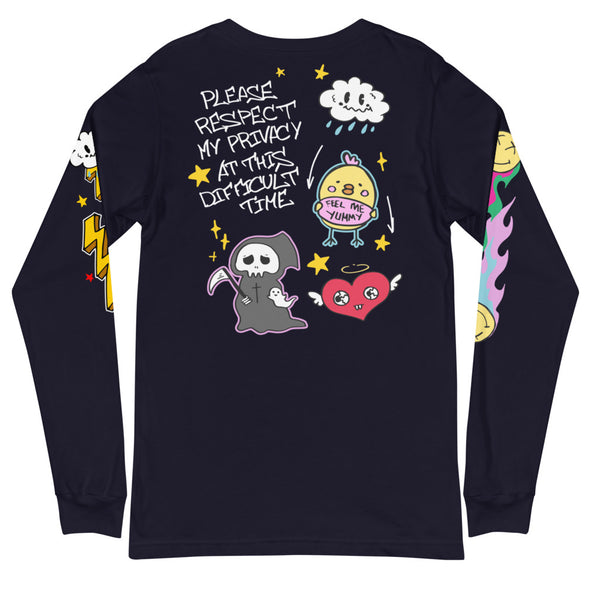 Please Respect My Privacy -- Unisex Long Sleeve Tee