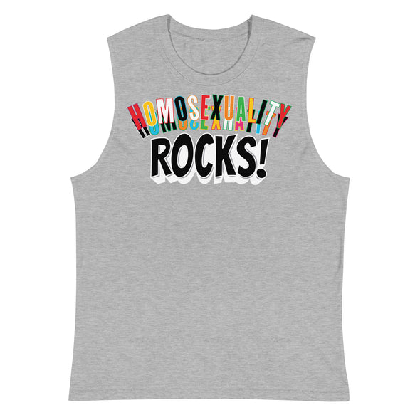 Homosexuality Rocks! -- Muscle Shirt