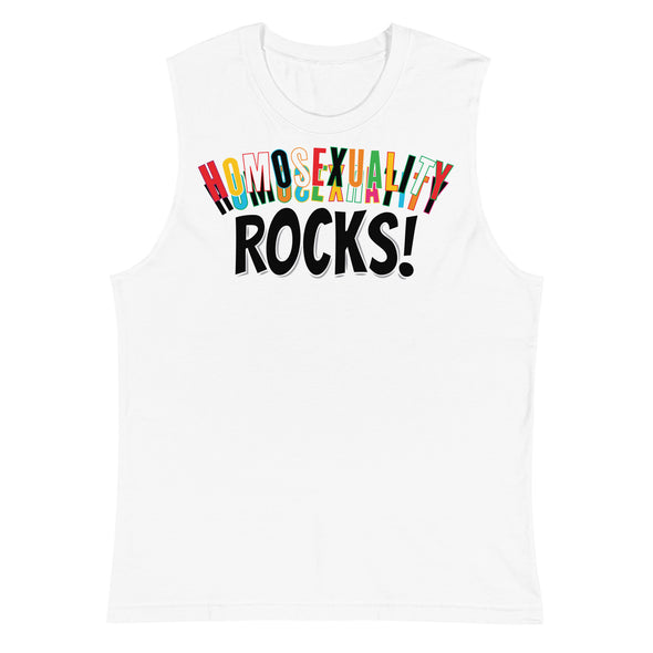 Homosexuality Rocks! -- Muscle Shirt