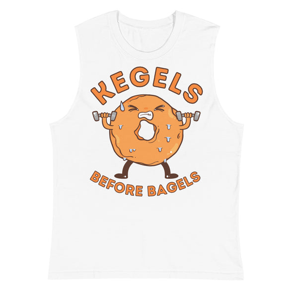 Kegels Before Bagels -- Muscle Shirt