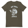 Hot Sauce Junkie -- Short-Sleeve Unisex T-Shirt