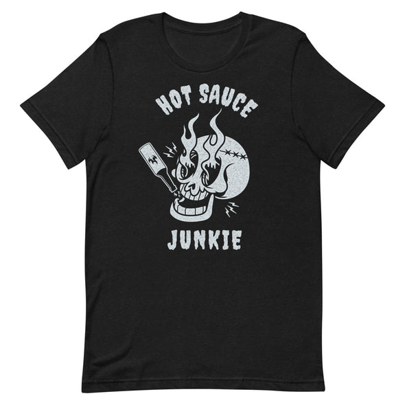 Hot Sauce Junkie -- Short-Sleeve Unisex T-Shirt