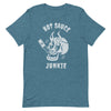 Hot Sauce Junkie -- Short-Sleeve Unisex T-Shirt