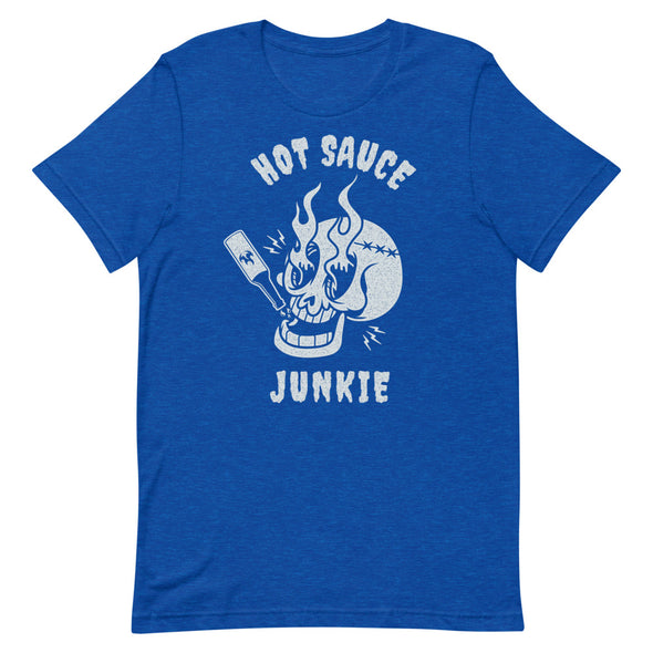 Hot Sauce Junkie -- Short-Sleeve Unisex T-Shirt