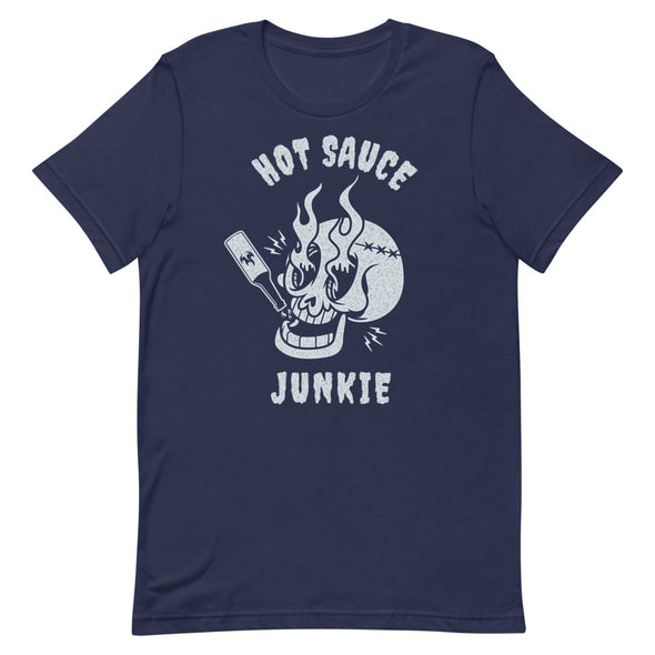 Hot Sauce Junkie -- Short-Sleeve Unisex T-Shirt
