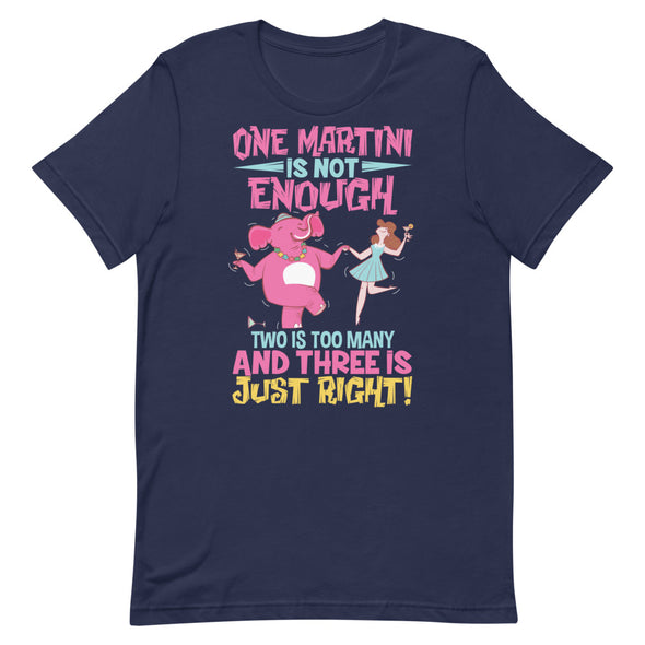 Three Martini -- Short-Sleeve Unisex T-Shirt