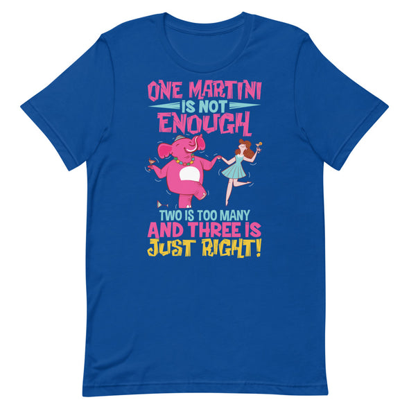 Three Martini -- Short-Sleeve Unisex T-Shirt